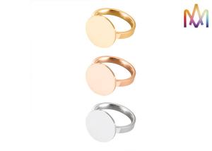 China Anti Corrosion 3.5g Mens Stainless Steel Signet Rings wholesale
