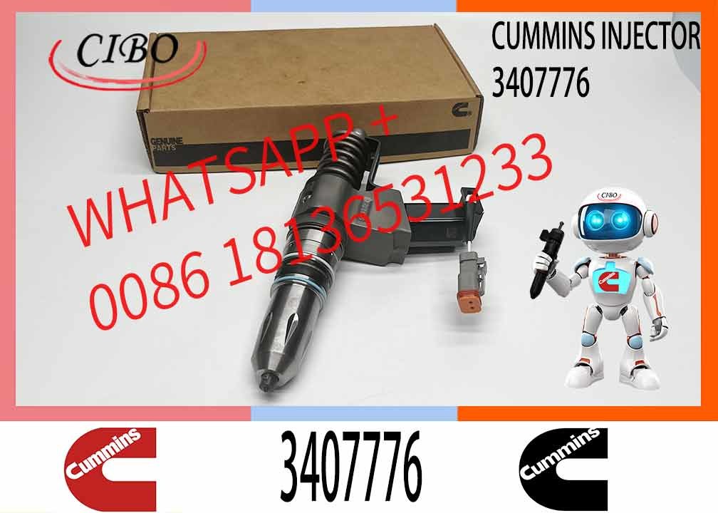Auto Parts Common Rail Diesel Fuel Injector 3407776 3411385 3087558F For Cummins QSN14 N14