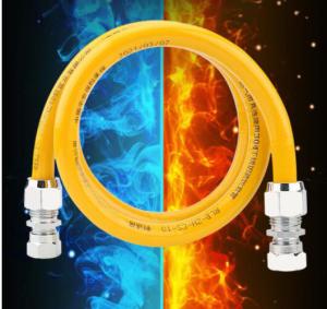 China SS304 Gas Flexible Hose , DN15 Stainless Flexible Gas Line Socket Connectors wholesale