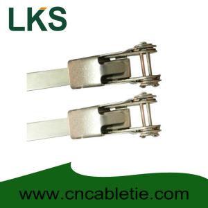 China LKS-400mm Universal Stainless Steel Clamping Ties wholesale