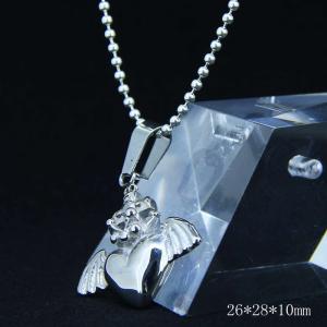 China Fashion Ladies Women Girls Stainless Steel Loving Heart Shapped Necklace Pendant LPH201 wholesale