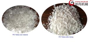 China PVC PET Bottle Washing Recycling Line Optional Color Electric Cabinet High Efficiency wholesale