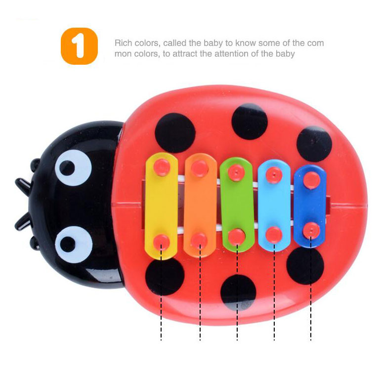 Kids Learning Puzzle Insects Hammering Pounding Toy for Early Education and Montessori