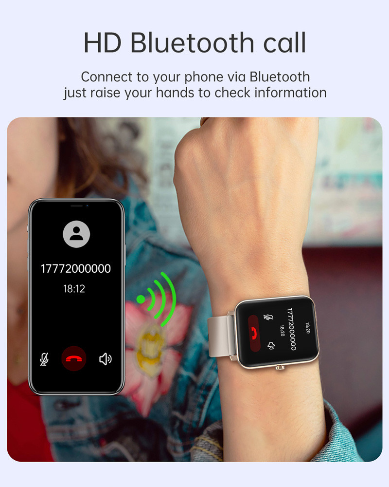 Real SpO2 Blood Message Reminder Sport Smartwatch Digital Smart Watch For Men