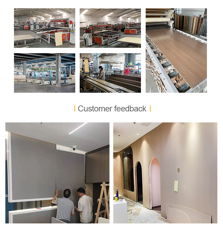 Luxury Decorative Eco-Friendly Waterproof Fabric Bamboo Fiber Wall Paneling
