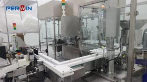 China 304 Stainless Steel Tempered Glass Safety Cover Animal vaccine filling machine with Crimping Machine wholesale