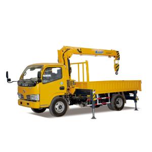 China Dongfeng 4 ton Truck Mounted Crane Boom Telescopic Boom Crane wholesale