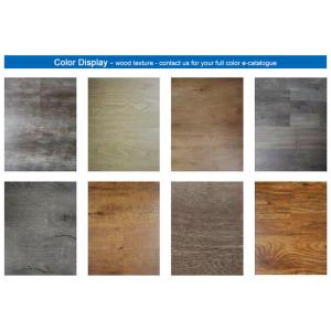 Wood Texture 5mm Luxury Vinyl Plank Flooring Fireproof Waterproofing