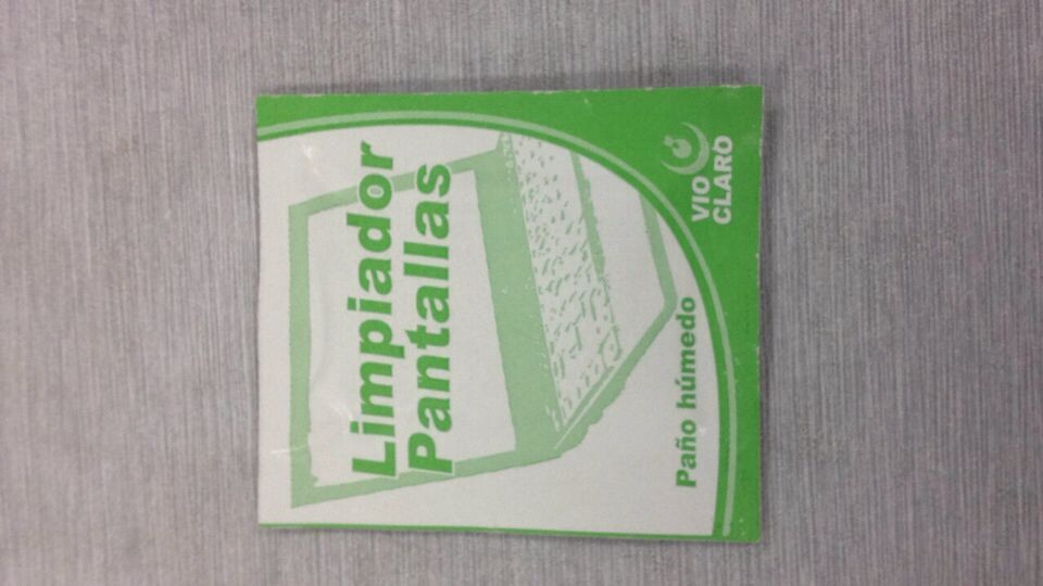 Disposable single packed customized mobile phone disinfection