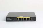 18 Ports Non Standard PoE Switch 16 100M PoE Ports + 2 1000M Uplink Ports