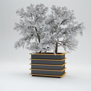 China Outdoor Decoration 1060L*610W*690H Mm Garden Metal Flower Pots wholesale