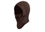 Black Men Soft Fleece Face Mask Low Fiber Properties Custom Logo Printed 22.5 *