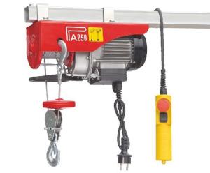 China Pa250 125/250kg Capacity 500w Mini Electric Wire Rope Hoist wholesale