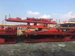 Large Scale Used Truck Trailers , Container Transport Skeleton Flatbed Semi