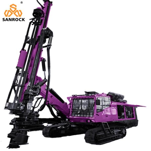 Hard Rock Blast hole Drilling Machine Working Pressure 20 bar Mining Drilling Rig For Sale