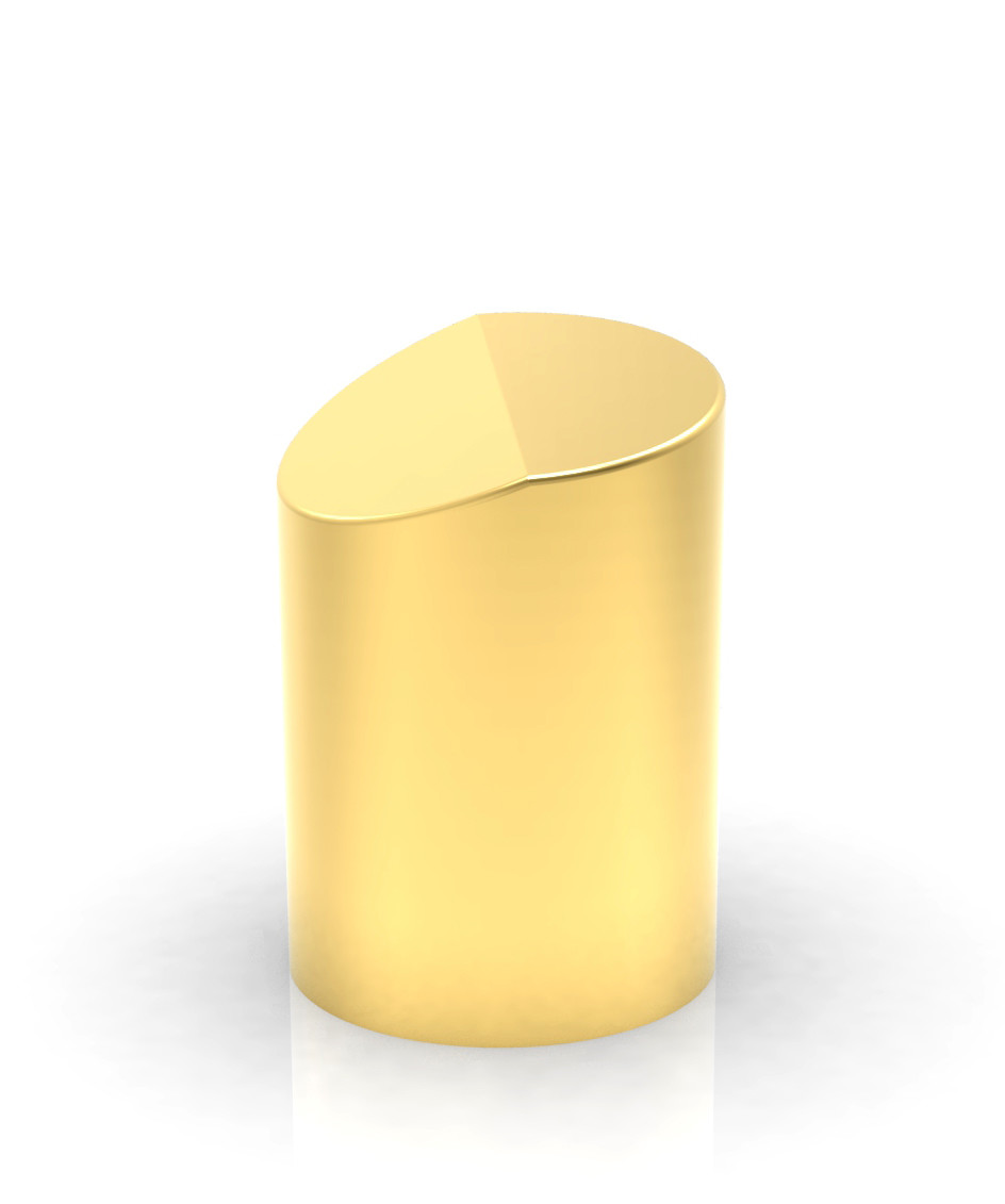 Die Casting Golden Zinc Alloy Perfume Bottle Caps