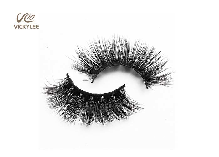 Plastic Cotton Stalk Black 18MM Natural False Eyelashes