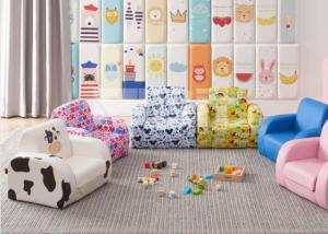 China PU Material Kids Couch Chair , Kids Sofa Seat 2 In 1 Flip Open Couch Bed wholesale