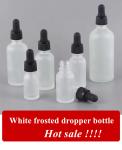 15ml 20ml 30ml Frosted Glass Dropper Bottles Hot Stamping Surface