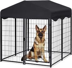 6'' X 10'' Extra Large Heavy Duty Dog Kennel House Outside Welded Wire Metal Mesh