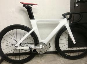 China Professional Carbon Fiber Track Bike 700C EPS Technology Fixed Gear Bicycle wholesale