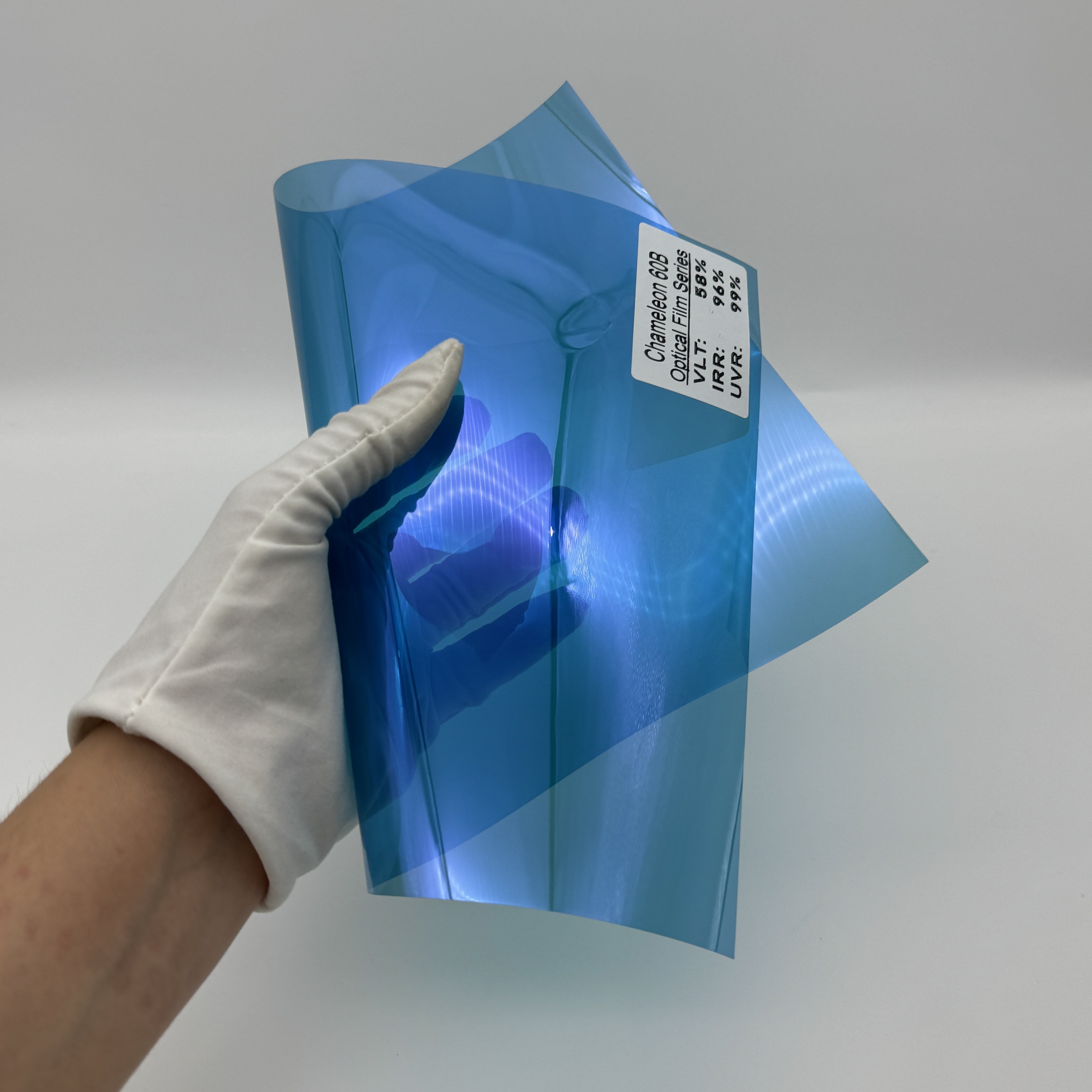 IRR99% Chameleon Window Film Color Shifting Energy Efficiency High Security
