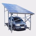 Flexible Galvanized Steel 20kw Solar Carport Structures
