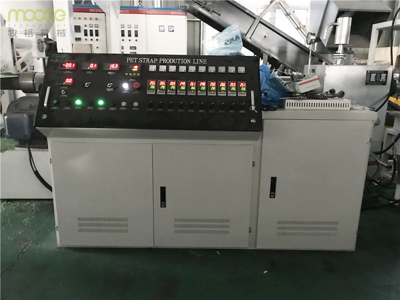 Small Capacity PET PP Strapping Roll Making Machine , 50hz Plastic Patti Making Machine