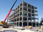 International Standard Prefab Commercial Office Building Painted / Hot Dip