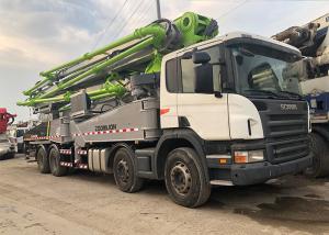 China Large 56m Used Concrete Pump Truck 600L Hopper Well Maintenanced on sale
