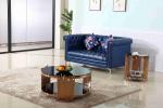 Modern Luxury Stylish Tea Table Gold Round Coffee Table Set Living Room