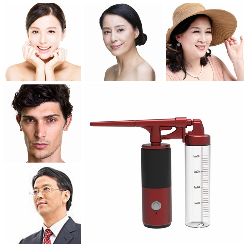Handheld Oxygen Injector 8W Oxygen Facial Nano Mist Sprayer Mister Device