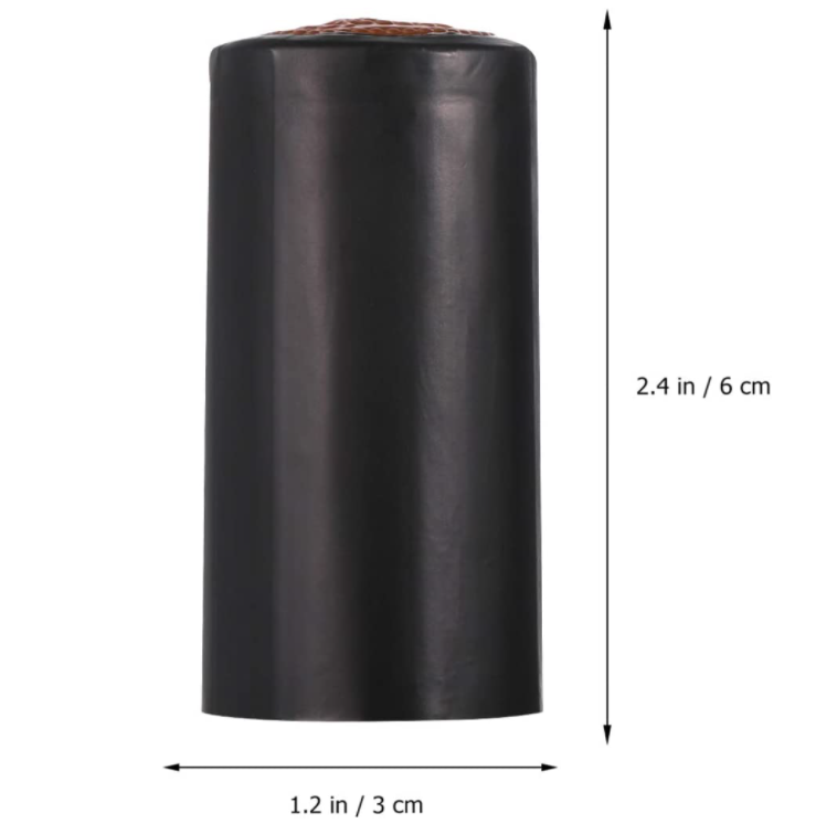 Custom Size Clear PVC Plastic Heat Shrink Capsules for Wine and Liquor Bottle Closures