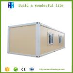 Fast Construction Built Refugee Camp Prefabricated 20ft Container House