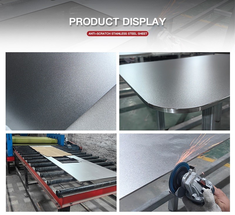 Kitchen Equipment 430 Stainless Steel Decorative Sheet Width 1500mm Scratch Resistance