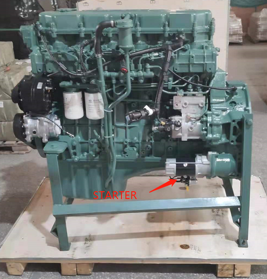 855 SERIES Car Fitment SINOTRUK CNHTC 24V Starter for Weichai SHACMAN HOWO FOTON Diesel Engine 612600090293 612600090561