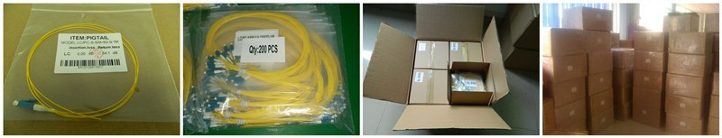 MPO MTP SC LC FC ST Pc Upc Apc OM3 OM4 Fiber Optic Pigtail