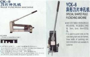 China Ck-9 Yck-6 Manual Notching Machine  Bridge / Metal Punching Machine wholesale