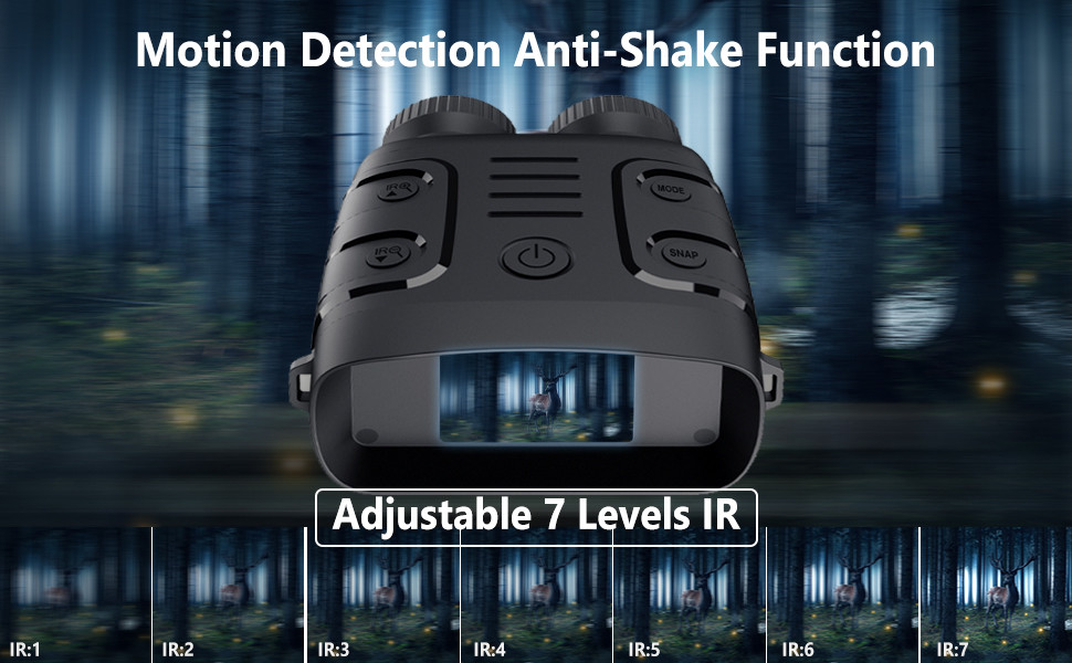 Wildlife Abs Digital Night Vision Camera Black Military Infrared Binoculars