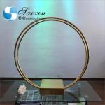 ZT-464 Chic shiny gold wedding centerpieces flower arrangement metal double