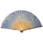 Bamboo Customized Hand Fans Print Fabric Ladies Fan Small Fan