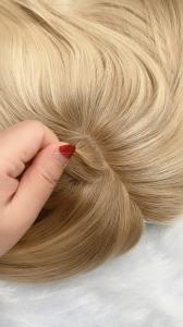 China Hair topper for women human hair virgin cuticle silk topper for hairloss help wholesale