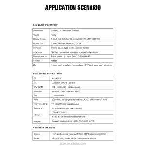 860-960MHz Bluetooth Uhf Rfid Reader Card GPS WiFi PDA Mobile Android Handheld