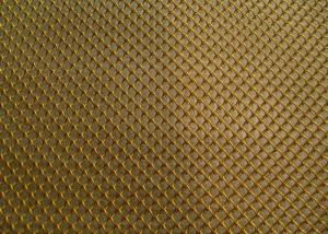 China Golden Color Aluminum Metal Mesh Drapery For Decorating Fireplace Mesh Curtain wholesale