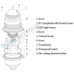 IP67 FAA L810 AC220V LED Aviation Obstruction Light