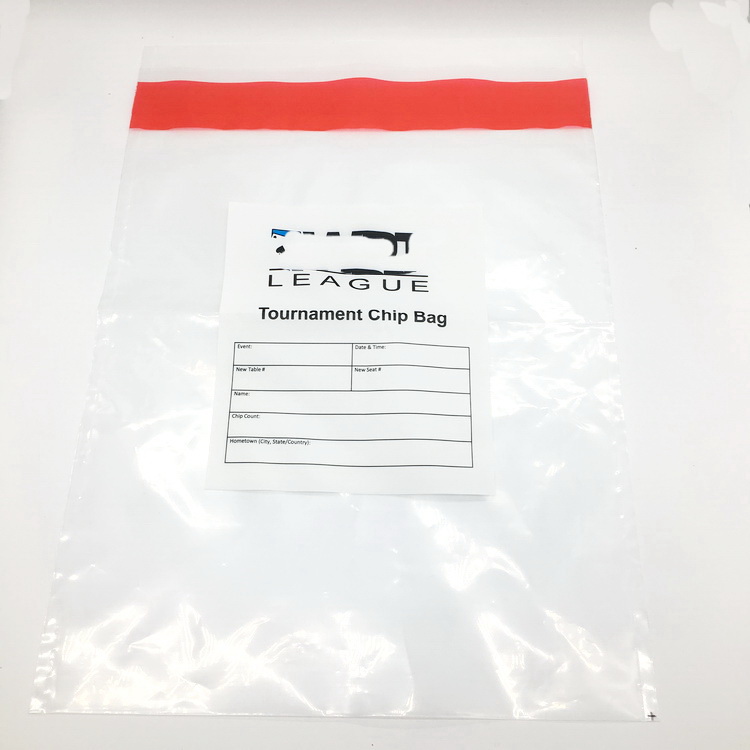 Opaque / Clear Security Bags , Plastic Tamper Evident Cash Security Bags