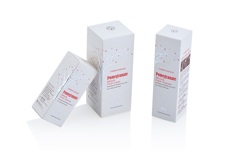 BSQ Skincare Cosmetic Packaging Boxes Full Color Printing