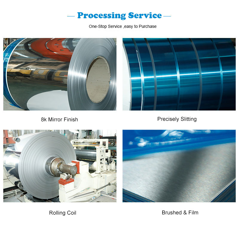 ASTM 2B Surface SUS304 316 SS Coil customized thick 0.3mm 120mm