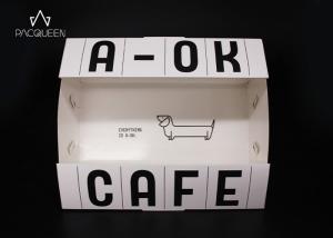 China Desserts / Cookies / Cake Take Out Containers Oil / Water Resistant Food Safe Grade wholesale