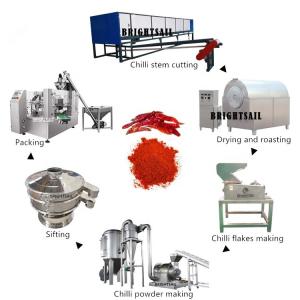 China Chilli Powder Pulverizer Machine 1000 KG SUS304 Spice Grinder wholesale
